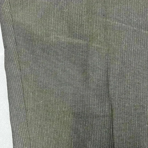 Kenneth Cole Reaction Dress Pants Men’s 32/32 Black Gray Pinstriped Stretch 0337 - Picture 7 of 9